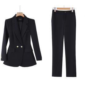 西装外套女正装黑色公务员面试工作服春季新款职业装西服套装